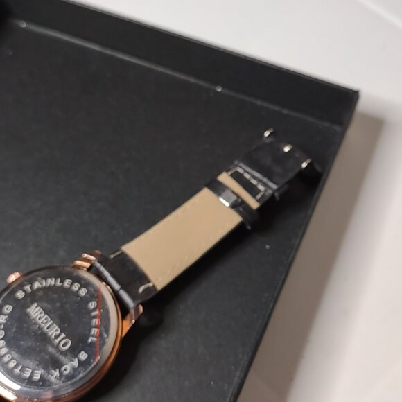 Black And Rose Gold Tone Mreurio Watch - Picture 5 of 11